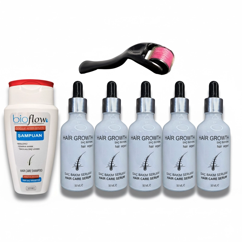 5’Li Saç Bakım Losyonu + 1 Roller + 1 Şampuan